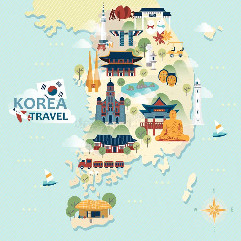 korea map